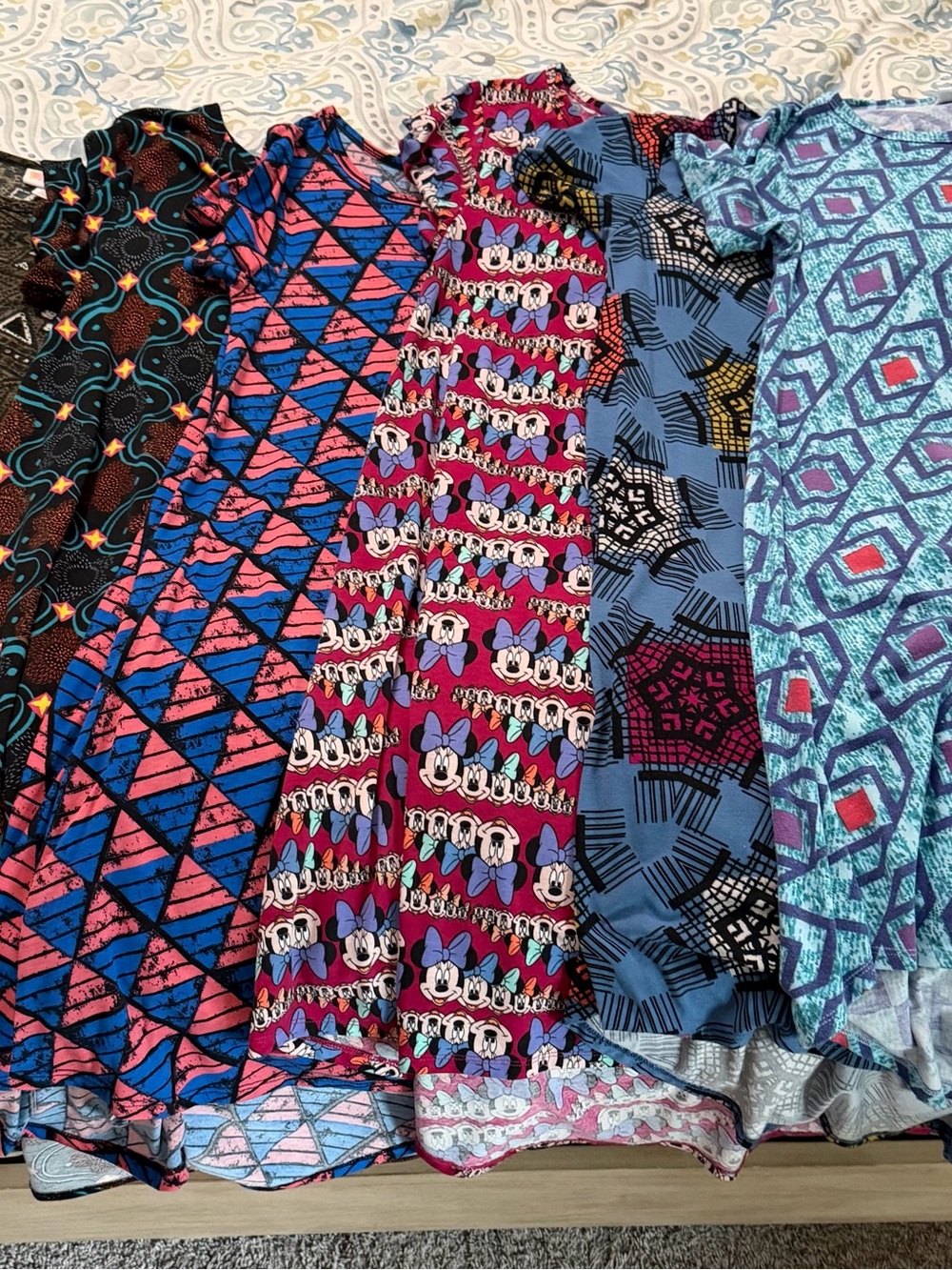 LuLaRoe Set of 6 Carly dress